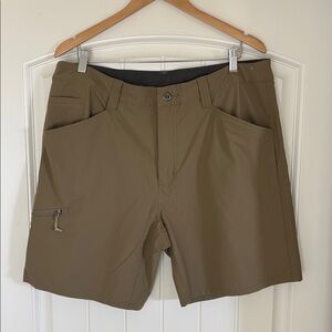 Patagonia Quandary Shorts 57815 Khaki Tan Performance‎ Outdoors Mens 38 NWOT!